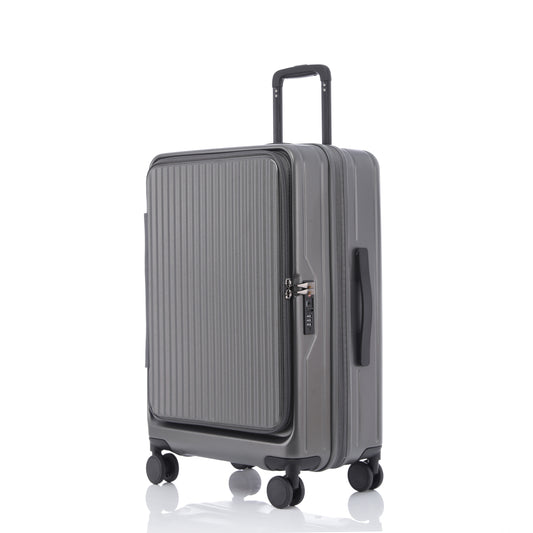 The HEEYAluggage with Spinner Wheels & TSA Lock, Expandable Hard Shell Suitcase airline approved，20 Inch Carry-On